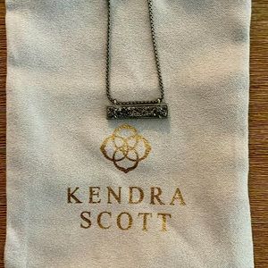 Kendra Scott Platinum "Drusy" Pendent Necklace
